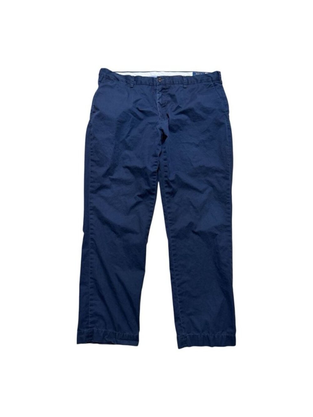 Polo Ralph Lauren Mens Chino Pants 38x32 Navy Pima Cotton Imported Fabric
